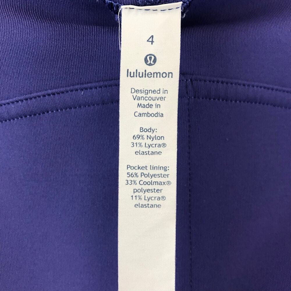 Lululemon Base Pace High-Rise Running Tight purple size 4 - Picture 5 of 10